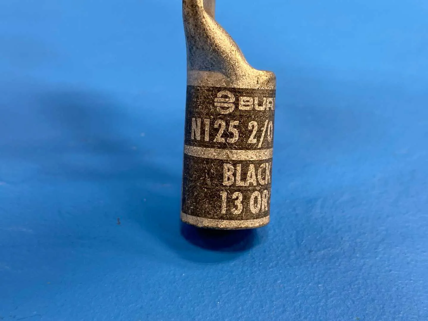 Burndy N125 2/0 STR CU Black Die 13 or 100 Copper Compression Lug