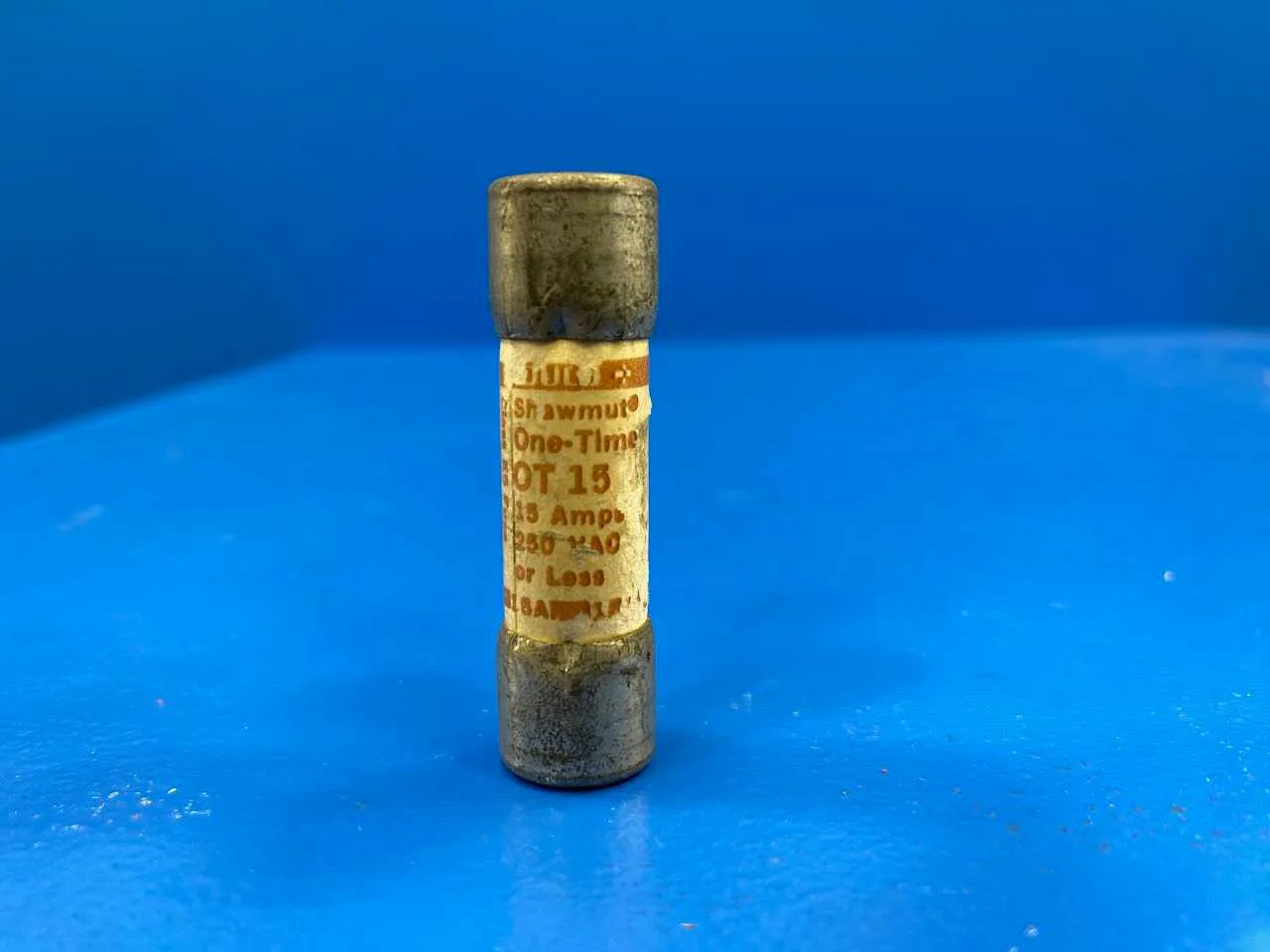 15 Amp Class K5 One-Time Fuse 250V Mersen OT-15