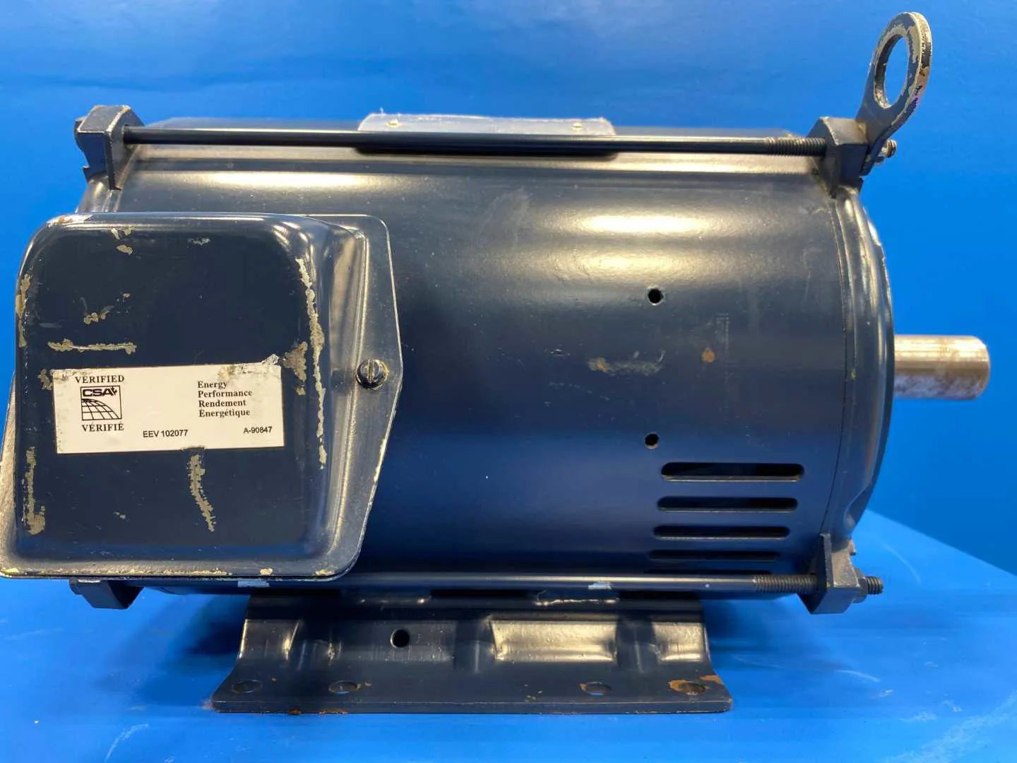 7.5 HP & 5 HP Electric Motor 1768/1475 RPM 3PH 208/230/460V 213T Frame ...