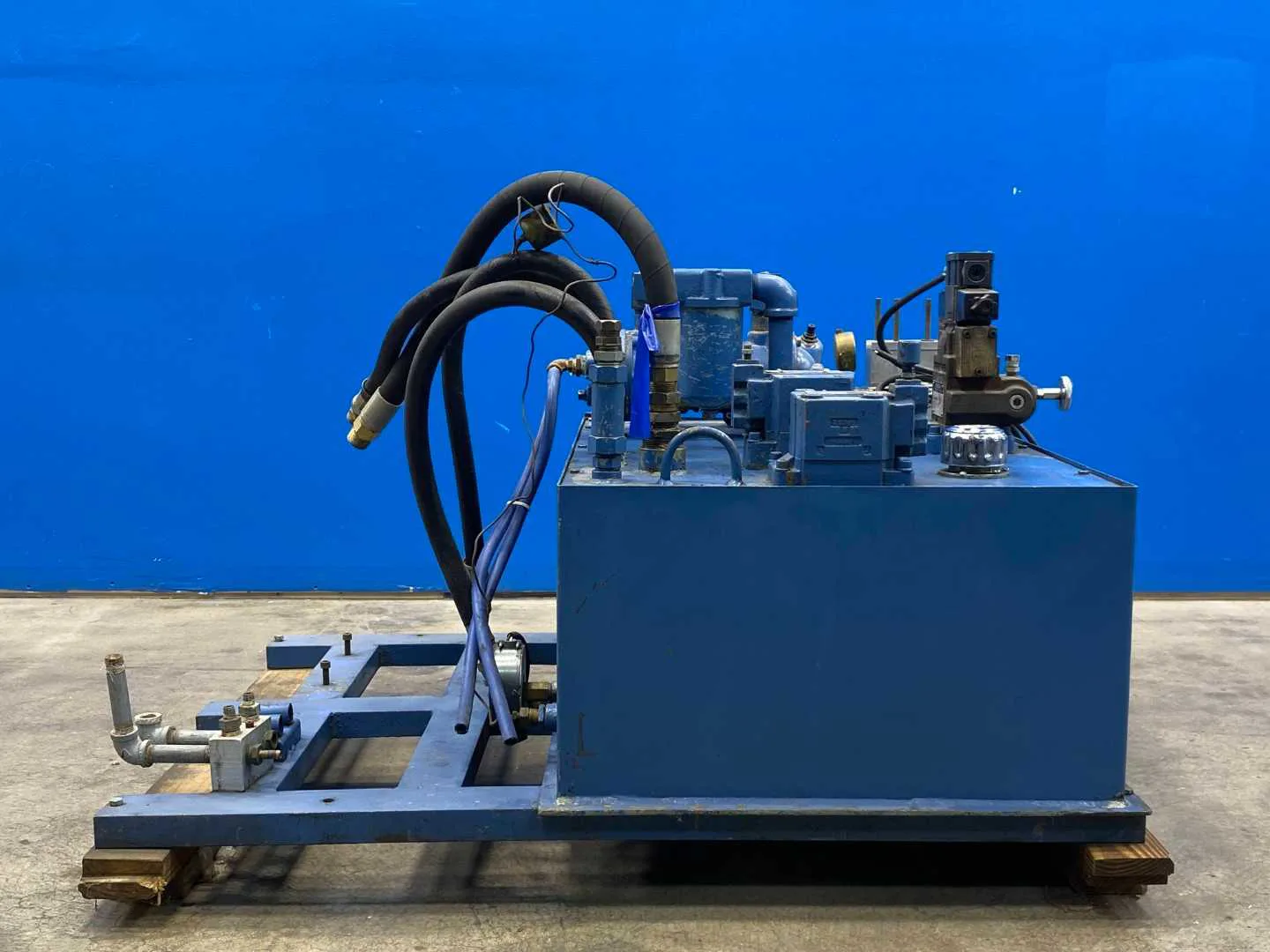 Industrial Hydraulic Power Unit w/ Parker 5000 PSI Valves, Vickers ...